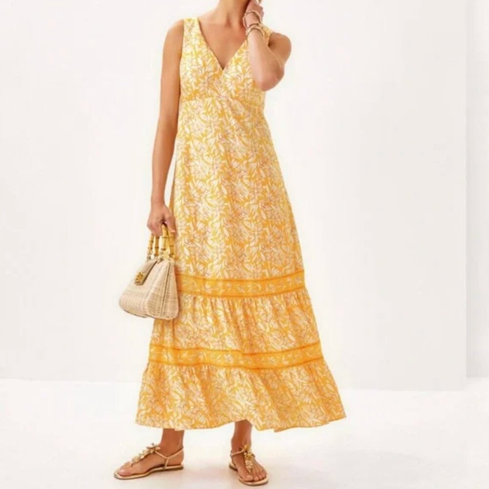 Lilly Pulitzer Avlyn Maxi Dress - Honeycomb Hideaway